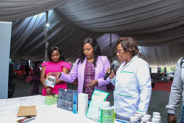 Around the exhibition table — Rev. Dr. Joyce Kariuki photo gallery