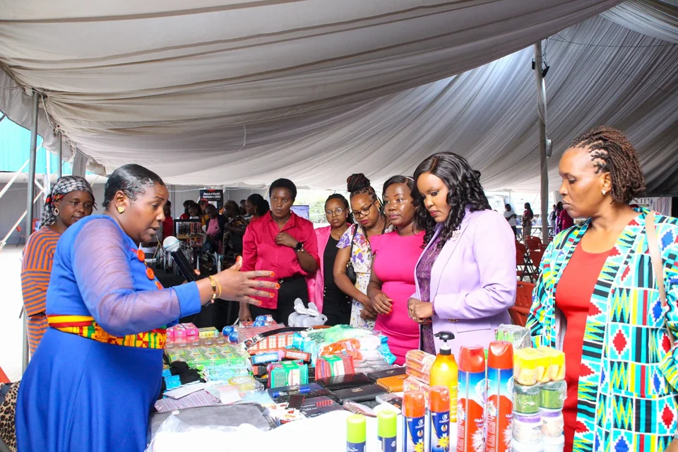 Women at the Womenpreneurs Arising exhibition